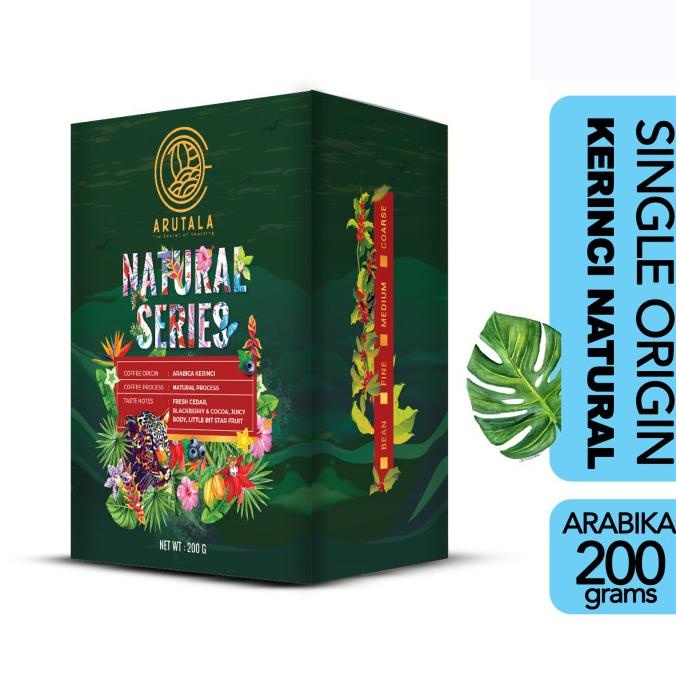 

Cuci Gudang Awal Tahun ARUTALA Natural Series - Arabika Kerinci 200 gram Cuci Gudang Awal Tahun