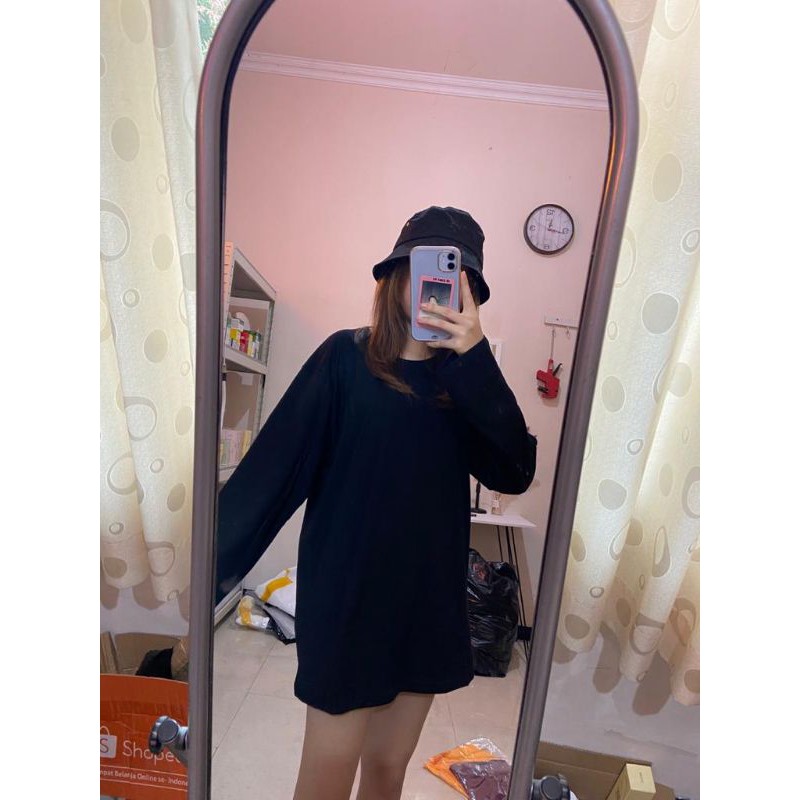 Kaos Polos Lengan Panjang 30s