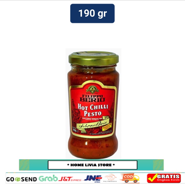 

Filippo Berio Saus Pesto Hot Chilli 190gr