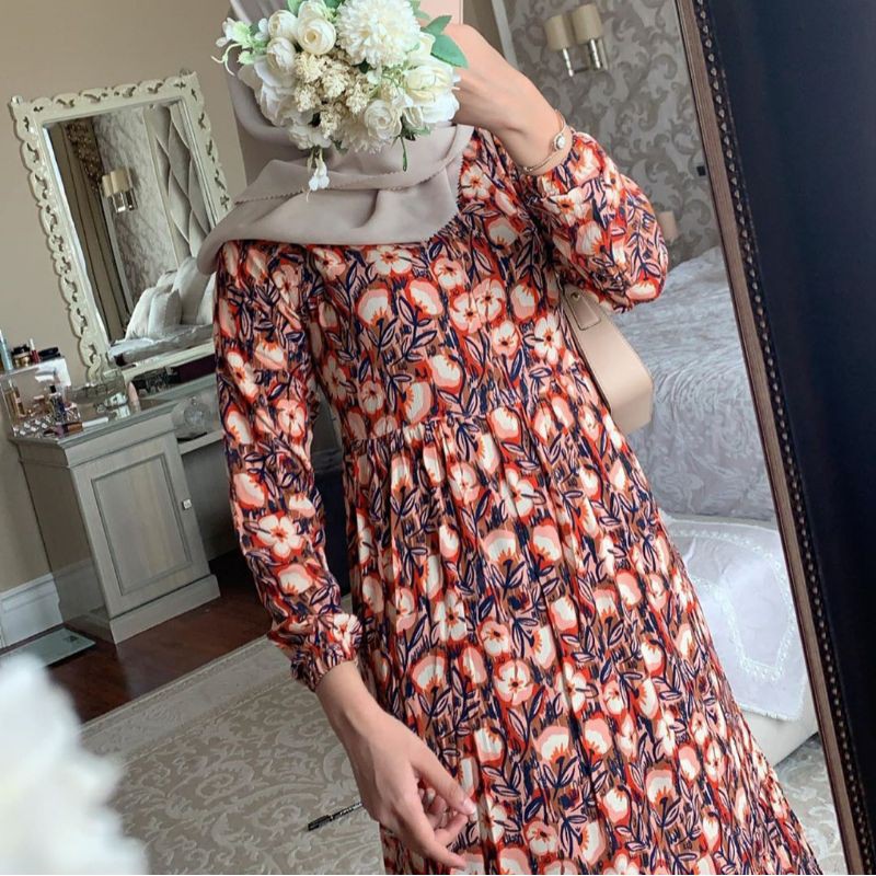 RANIA SIMPLE DRESS BY NADEEA.ID JAVINA KALEELA