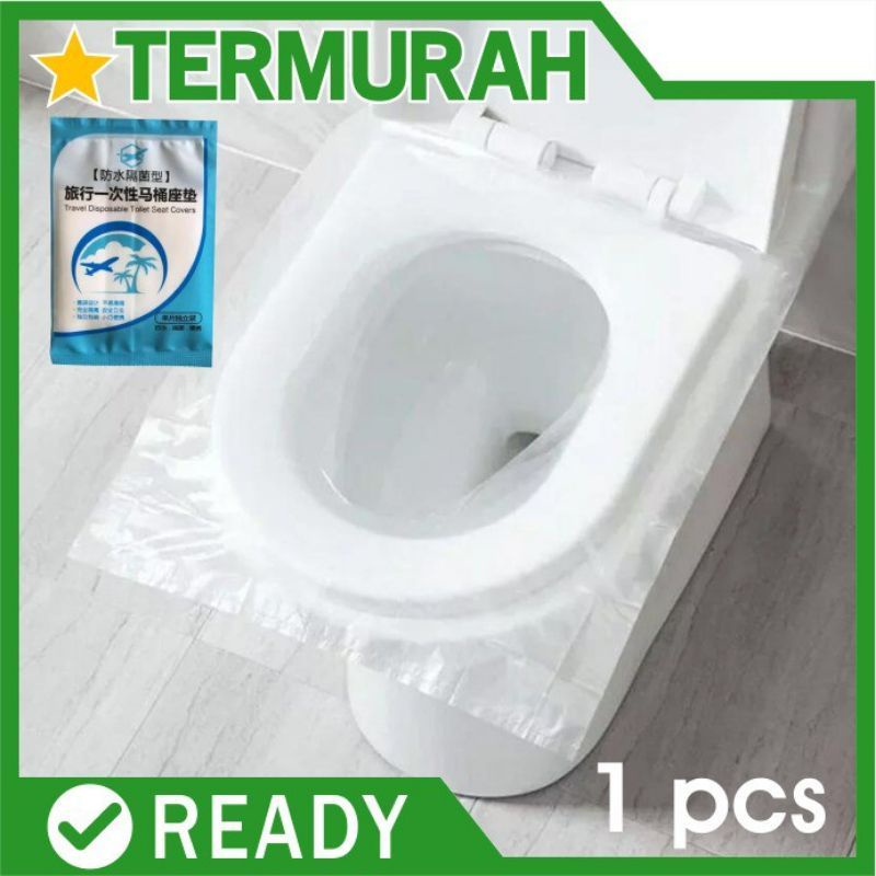 Disposable plastic plastik toilet terbaru seat cover alas dudukan kloset umum tissue tisu closet haega per pcs