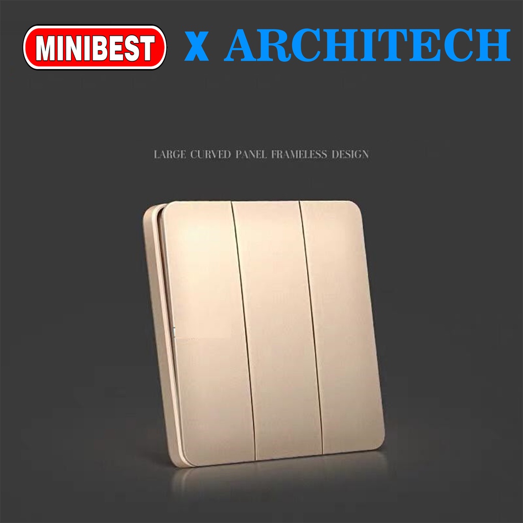 [MB] ARCHITECH STOP KONTAK SAKLAR INFINITY GOLD A63 ARCHITECH / SAKLAR / SAKELAR/ CETEKAN