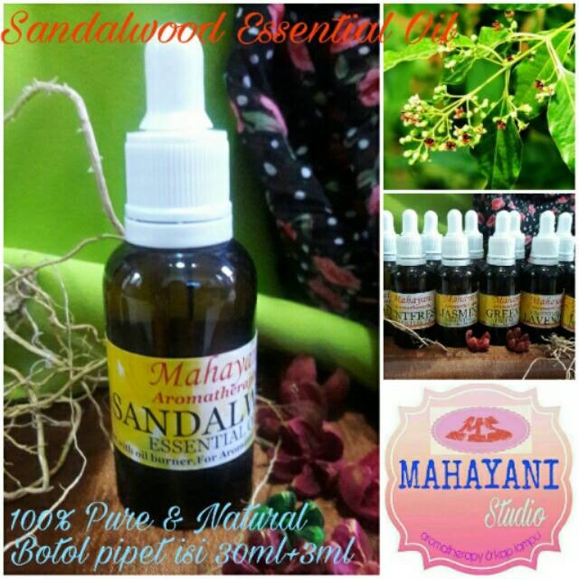 100% Pure Essential Oil Sandalwood/Minyak Cendana Murni 100% (33ML, 115ML)