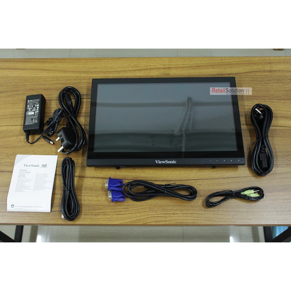 Monitor Touchscreen 16&quot; HDMI VGA - Viewsonic TD1630 / TD-1630