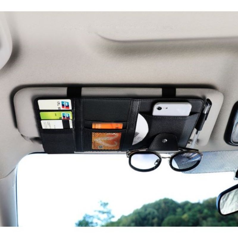 Sunvisor organizer Tempat kartu uang tiket mobil