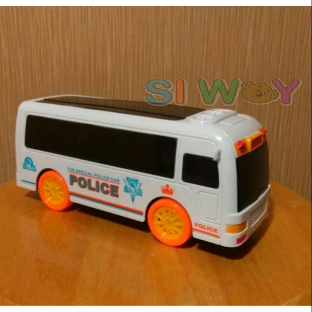 Mainan Mobil Bus Polisi SuperBus