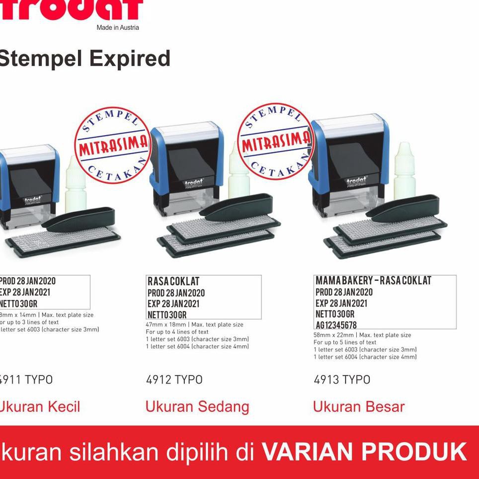 

Ready EGYLI Stempel EXPIRED dengan kode produksi atau format lain yang fleksibel 57 Best