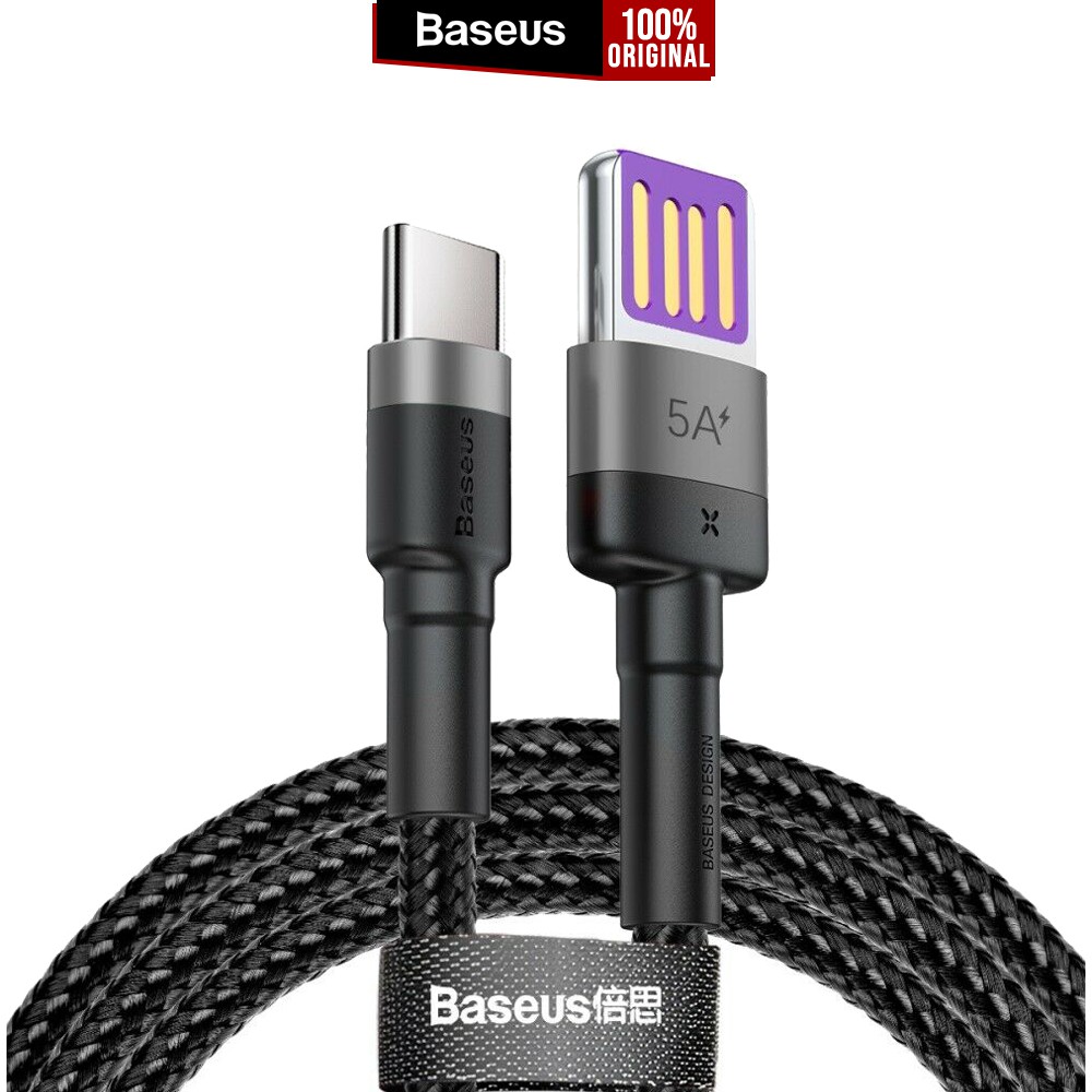 

Kabel USB Type C Baseus Cafule HW Quick Charge 40W Nylon Braided Cable