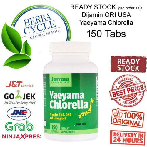 Jarrow Formulas Yaeyama Chlorella (150 Cap) Jarrow Chlorella ORI USA