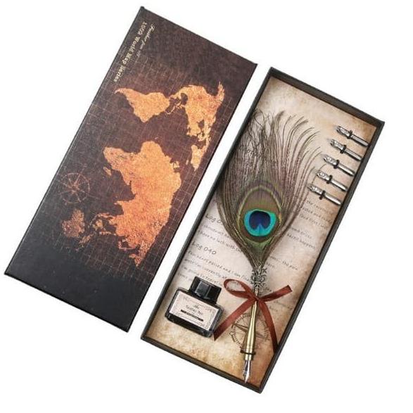 

(BISA COD) pulpen fountain pen kaligrafi Set Gift Ulang Tahun Vintage TERMURAH Kode 730