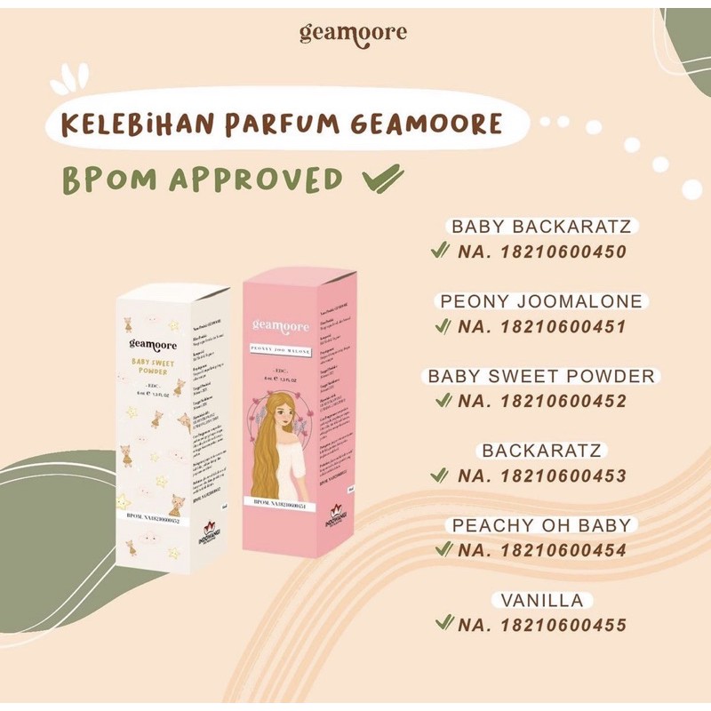 [SIAP KIRIM] PARFUM INSPIRED GEAMOORE