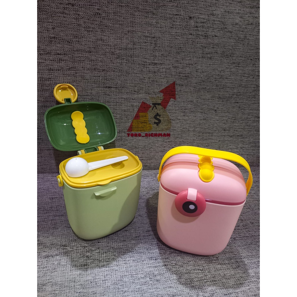 Tempat Susu Bubuk 800ml Minion Kotak Tempat Susu Bubuk Serbaguna