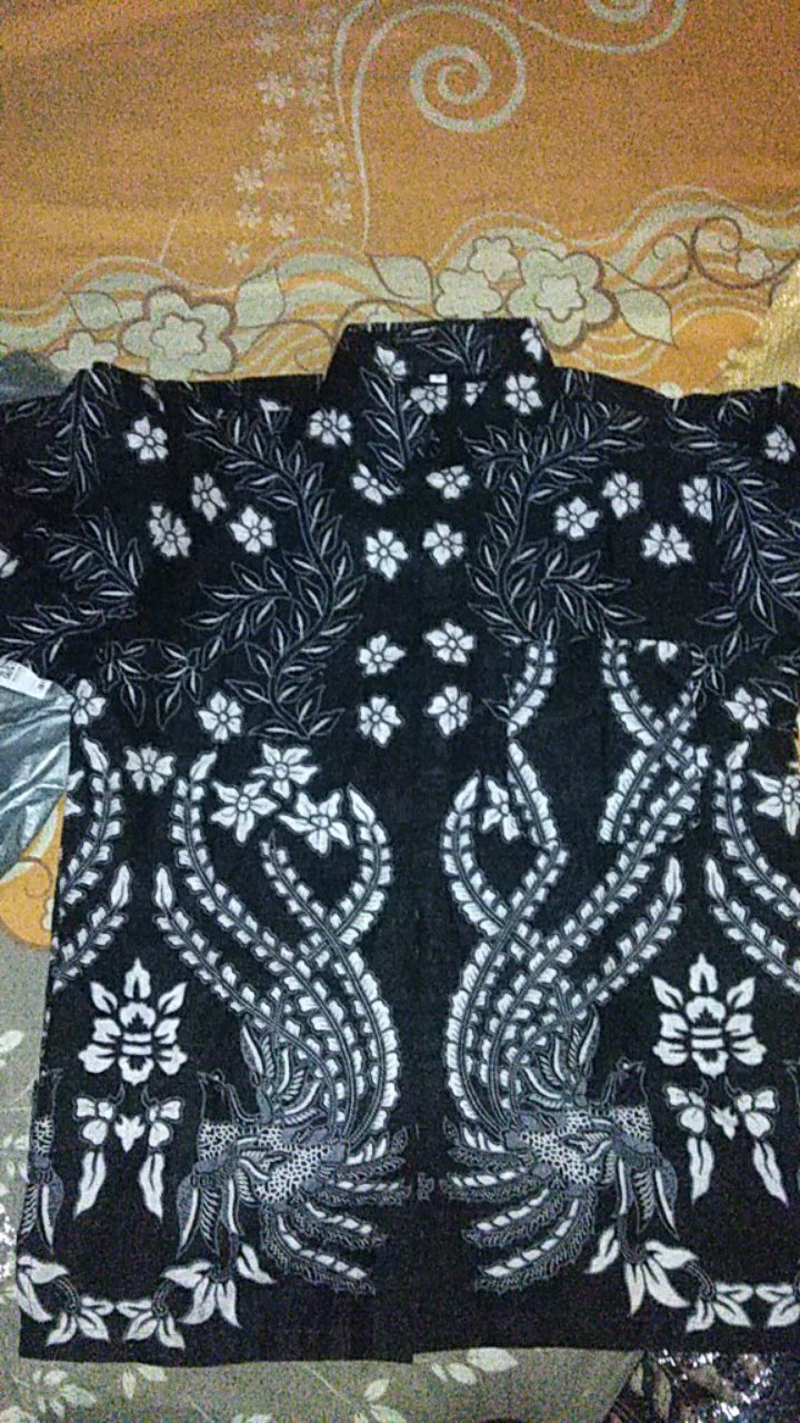 Bswart Batik Hrb026 Kenongo Hem Pendek Padi Pekalongan M L Xl Batik Pria Murah Modern Grosir