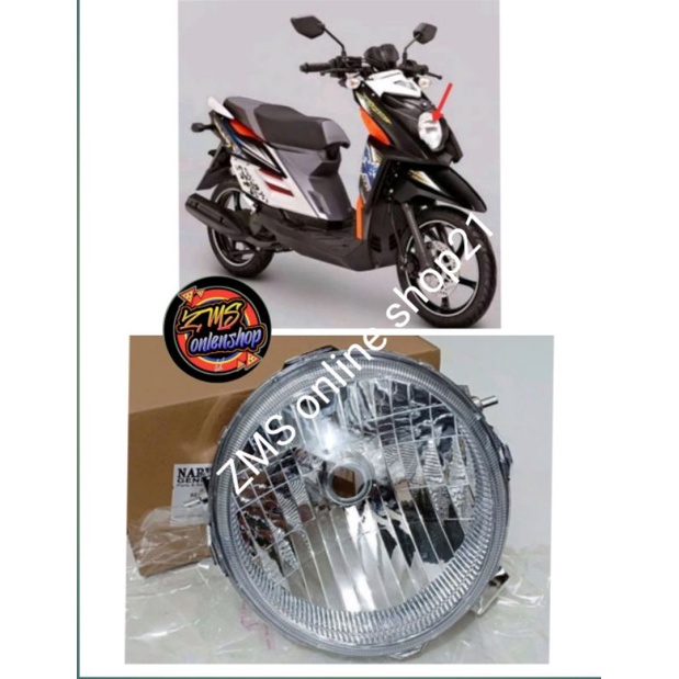 reflektor yamaha x-ride/lampu depan x-ride/reflektor x ride