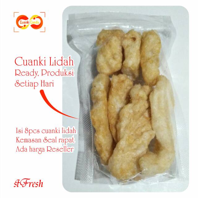

CUANKI / CUANKIE LIDAH RASA IKAN TOPPING BASO ACI / SEBLAK / MIE / BAKSO