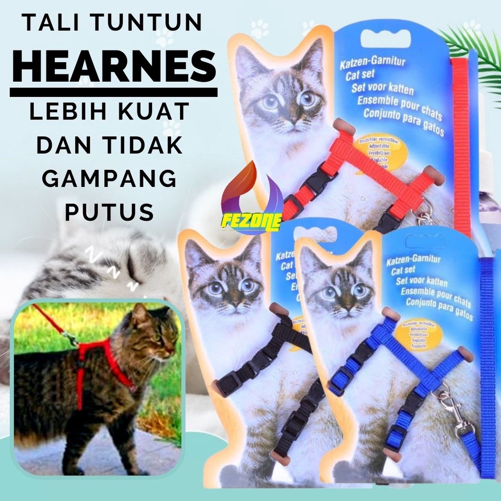 Tali Tuntun HARNESS Anjing Kucing Kelinci Musang FEZONE