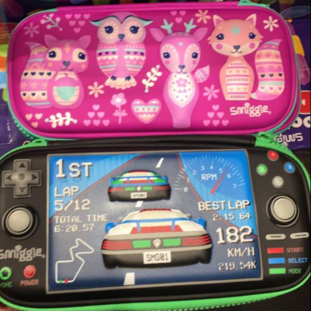 

Sale!!! Smiggle HardTop Pencil Case + stationary inside
