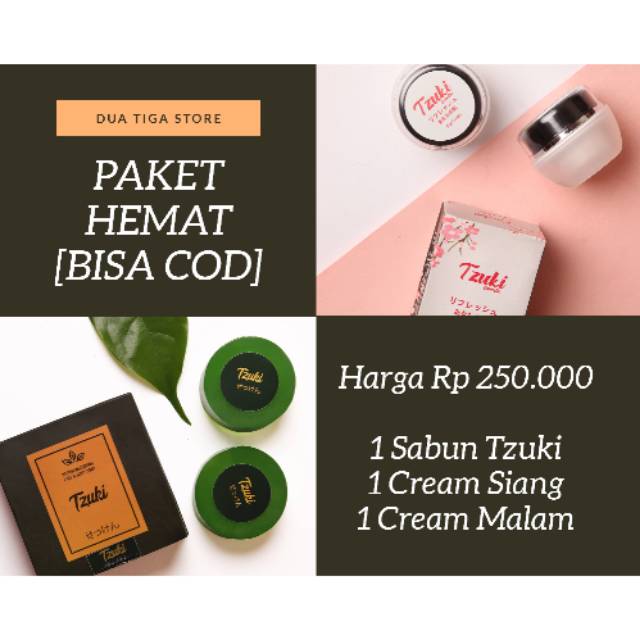 [COD] PAKET CREAM DAN SABUN TZUKI/ CREAM TZUKI/ SABUN TZUKI DAN CREAM/ SABUN TZUKI CREAM/ KRIM TZUKI