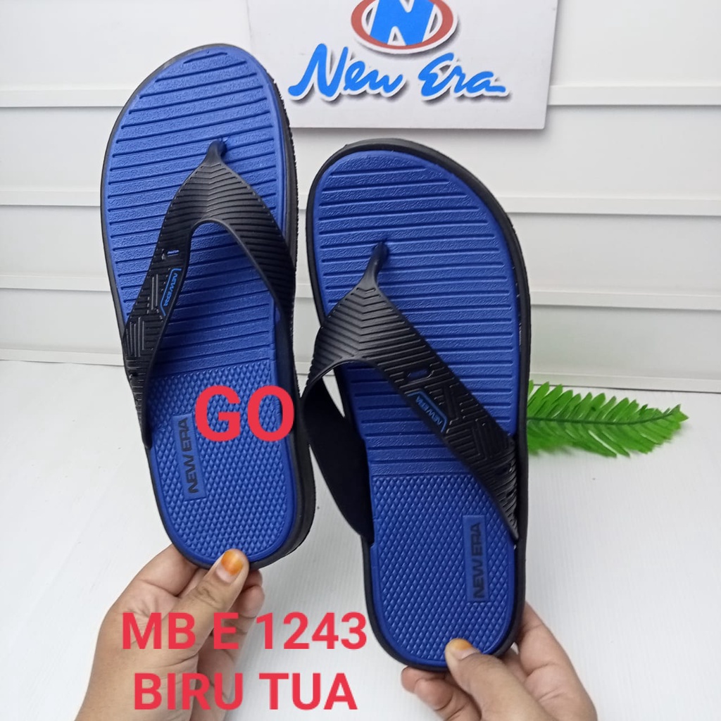 gof NEW ERA MB-E 1243B SANDAL JAPIT Pria Sendal Karet Pria 40/44