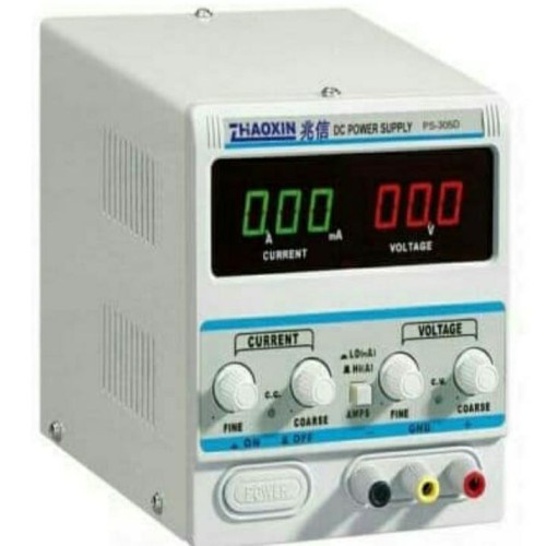 PERTUKANGAN PERLENGKAPAN LISTRIK PSU ZHAOXIN POWER SUPPLY 30V 5A ZHAOXIN PS- 305D / RXN-305D VARIABL