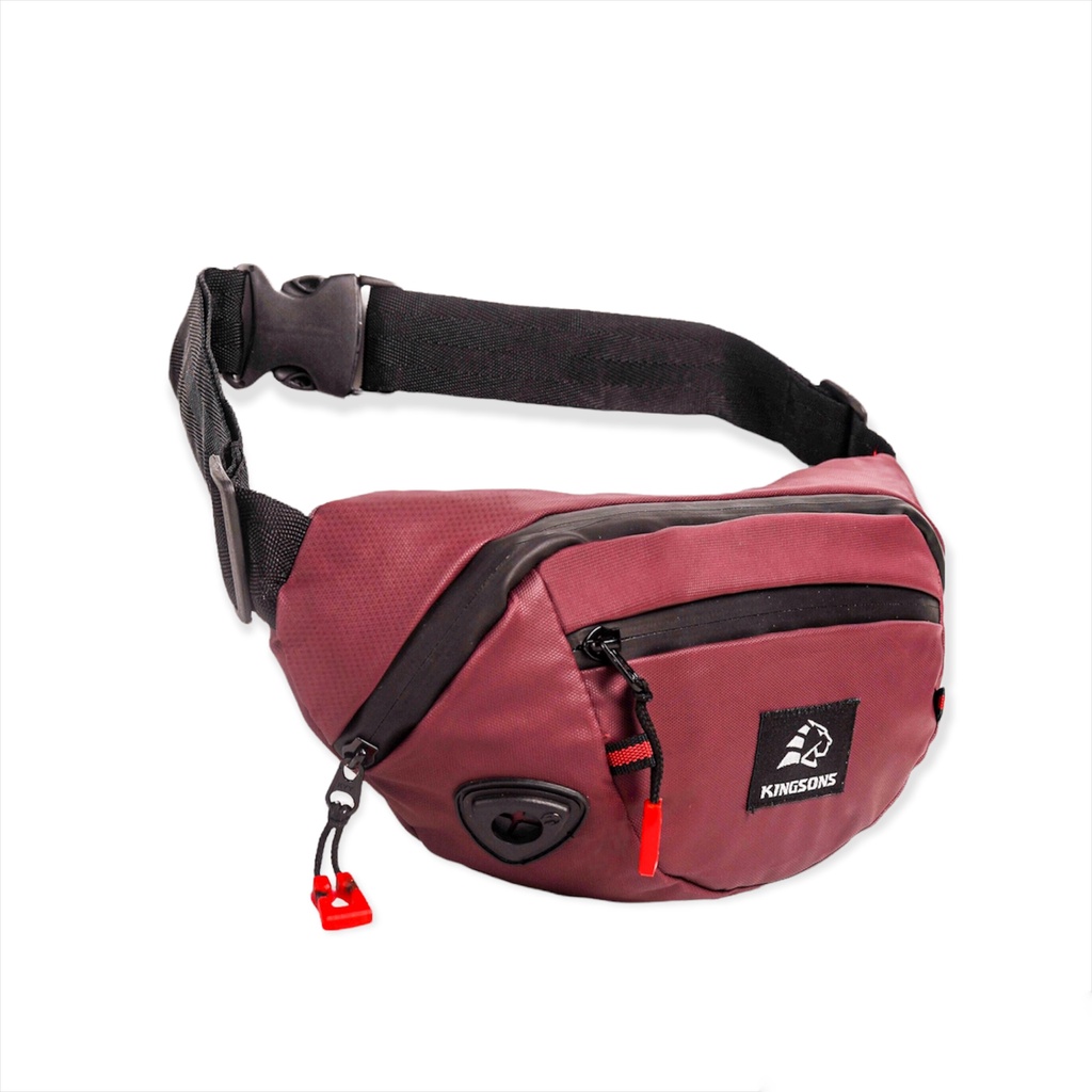 WAISTBAG WATERPROOF TAS SELEMPANG PRIA ANTI AIR PREMIUM  TAS KECE c4