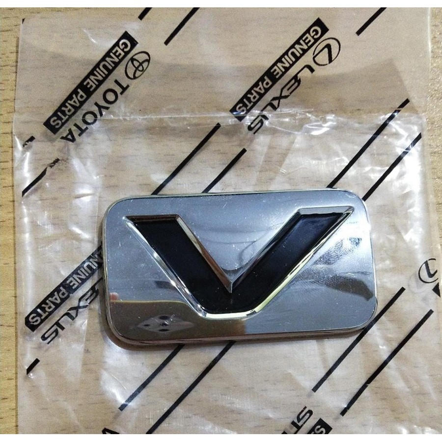 Emblem Logo V hitam Original