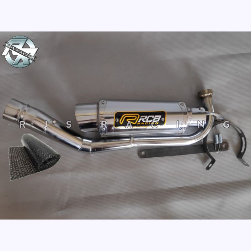 Knalpot Racing RCB Beat Fi New Beat Karbu Old  Mio Sporty Mio Smile Mio M3 /J / Z Mio GT Xeon GT/RC Xeon karbu Scoopy  Soul GT Fino Fi X Ride Spin Nex Sky Wife Sky Drive Vario 110 Karbu Vario 125 Old Vario 125/150 Led Freego Fazzio Genio Nex 2