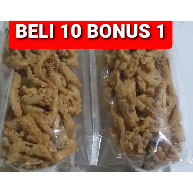 

BAYAR DI TEMPAT (COD)PROMO KHUSUS HARGA RESELER JAMUR CRISPY KEMASAN 100GRAM ASLI KHAS CILACAP,