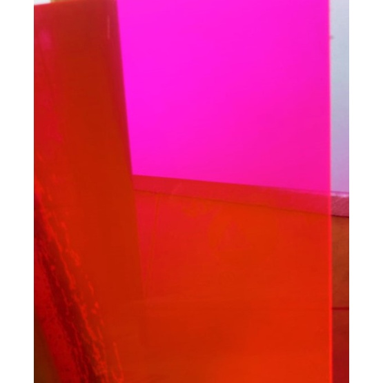 

kln Acrylic Akrilik lembaran 2mm ukuran 92x45cm warna transparan