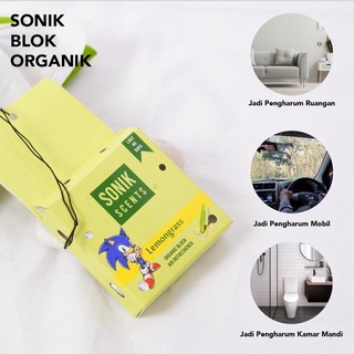 Parfum Mobil / Ruangan Sonik Block Organik Serbaguna