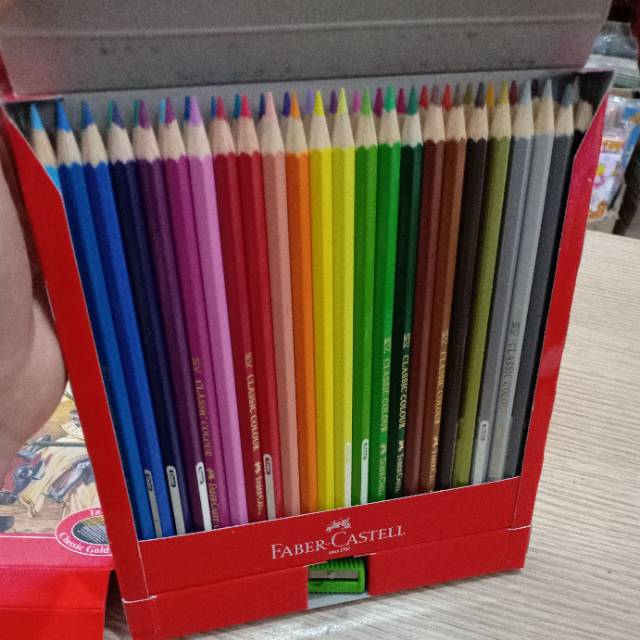 Pensil Warna Colour Pencil Faber Castell 48 Warna Shopee Indonesia
