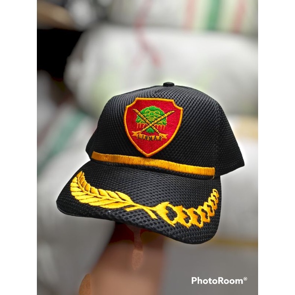 Jual Topi Linmas Doebel Mess Jaring Lis Padi Kapas Topi Linmas Hitam Shopee Indonesia