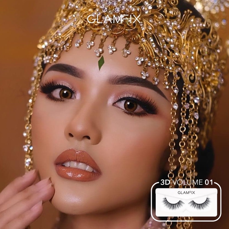 GLAMFIX Perfect Blink Lashes Bulu Mata 3D Volume New _ Bulu Mata Palsu | GLAM FIX Alat Kecantikan Makeup by YOU ORIGINAL