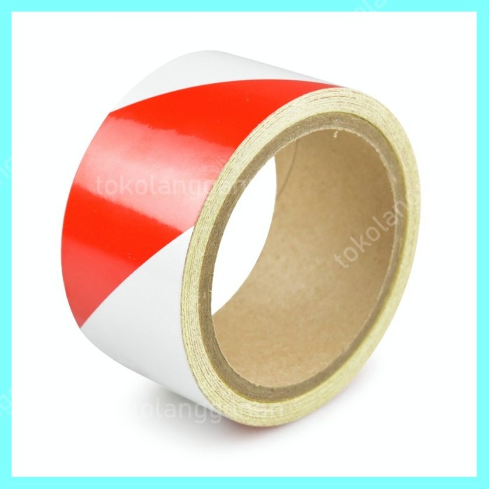 

Pita Perekat Reflektif Putih/merah 5x1000 Cm MA17