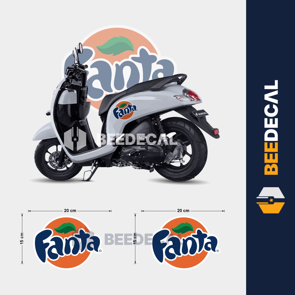 Stiker Motor Fanta | BEEDECAL