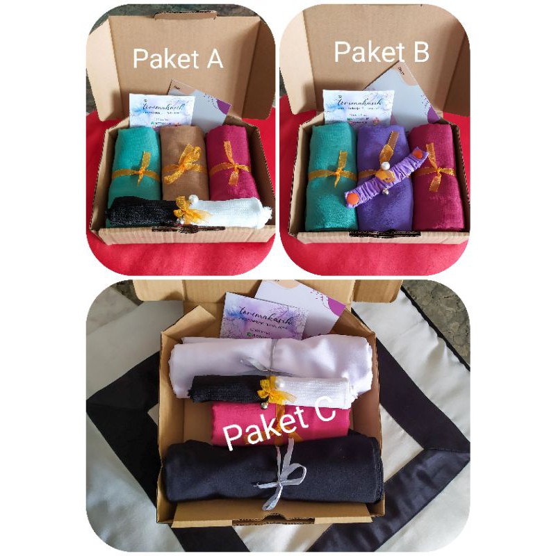 

Hampers hijab*Kado ultah*Kado wisuda*Kado pernikahan(warna hijab bisa pilih)