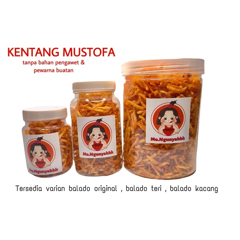 

Kentang Mustofa / Kentang balado / Keripik kentang pedas manis