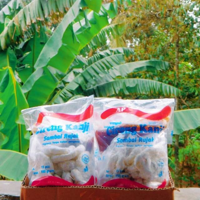 

Cireng kanji bumbu rujak