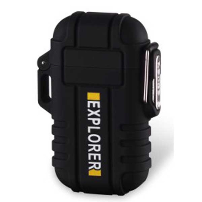 Firetric Explorer Korek Api Elektrik Pulse Plasma Cross Arc Lighter Waterproof - F1201