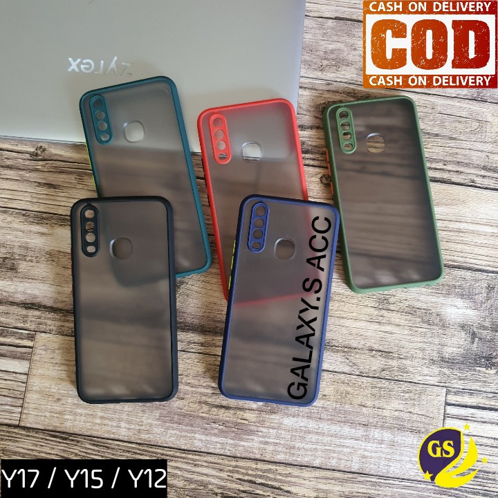 Vivo Y12S Y20i Y20 Y50 Y30 Y30i V19 V17 V15 S1 Z1 Pro Y19 Y17 Y15 Y12 Y12i Y11 Case Dove Matte Fuze Colored