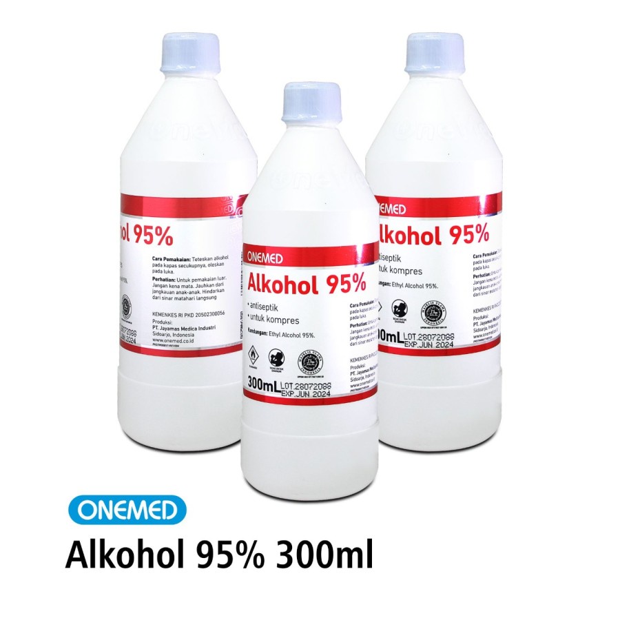 ONEMED ALKOHOL 95% 100ML 300ML PCS