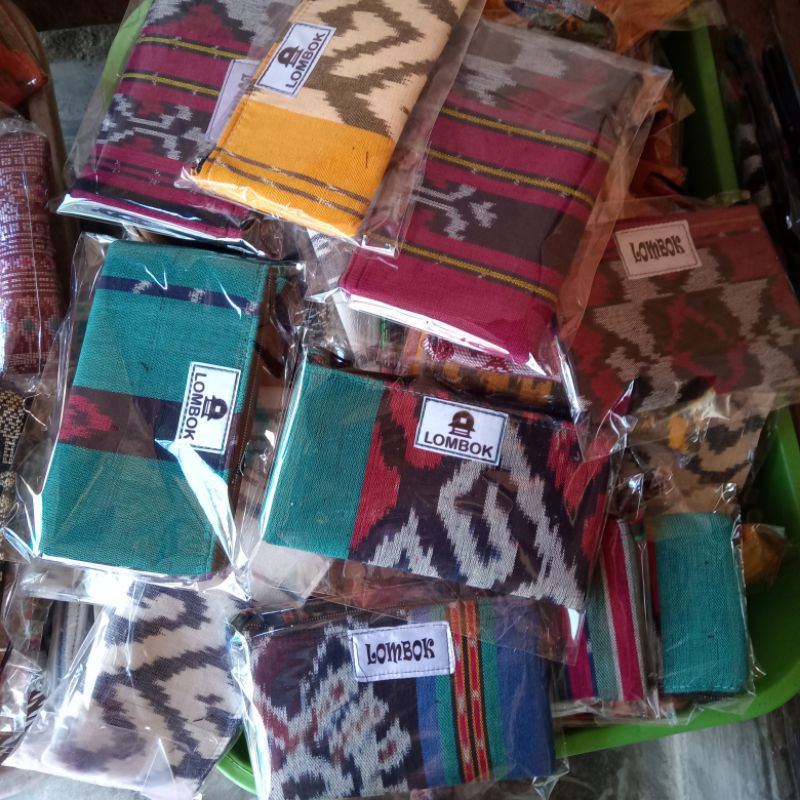 mini pouch/dompet tenun etnik