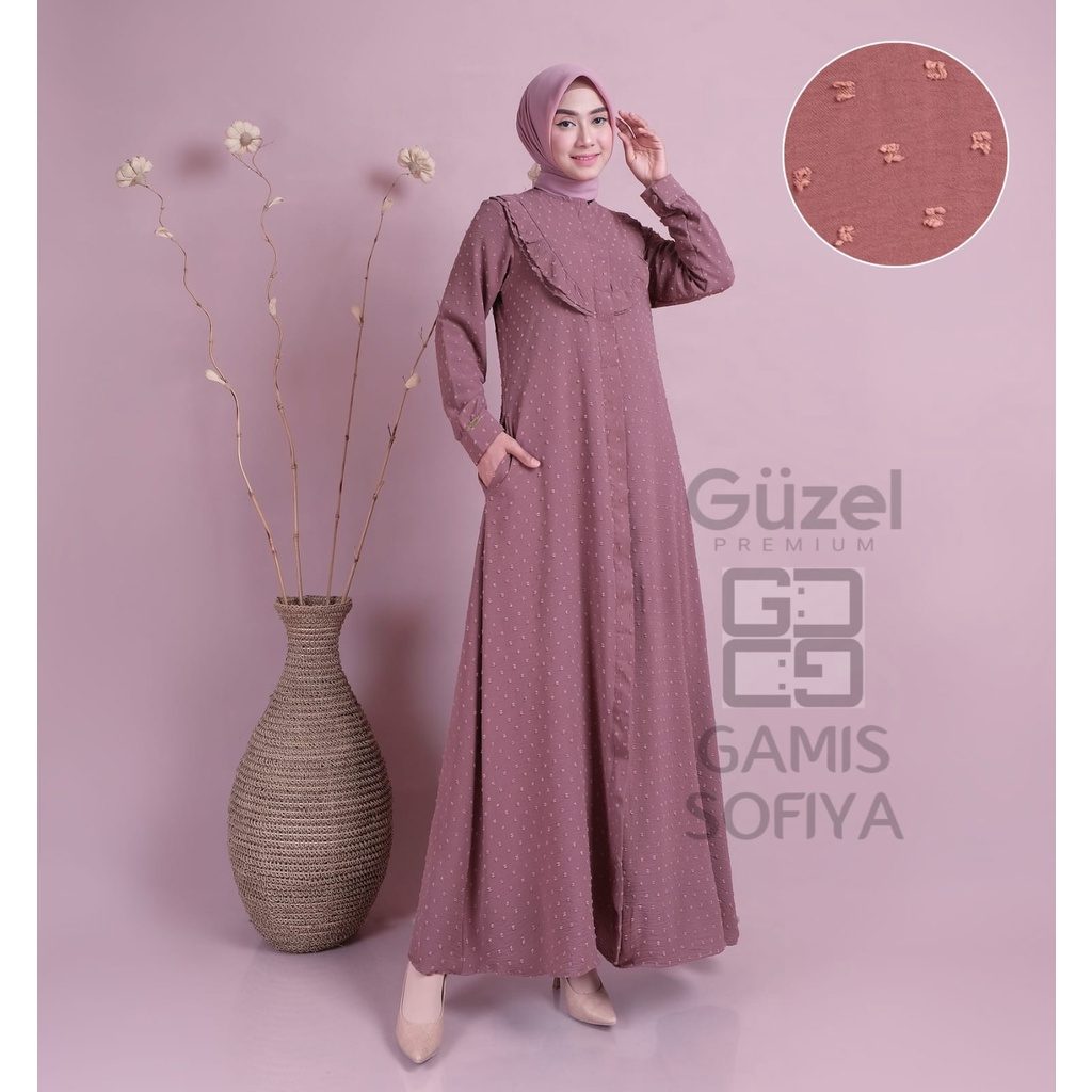 GAMIS URAGIRI CRINKL//Gamis SOFIYA// BY GUZEL PREMIUM//GAMIS PESTA
