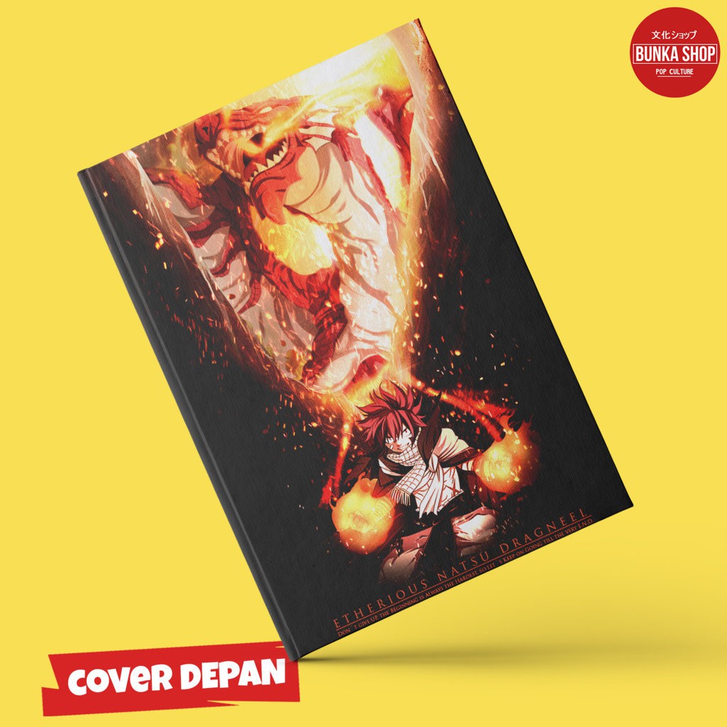 

Note Book Hardcover Anime Fairy Tail Natsu Ukuran A5 Buku Tulis Catatan Note Agenda Planner Jurnal Notebook Gift Couple