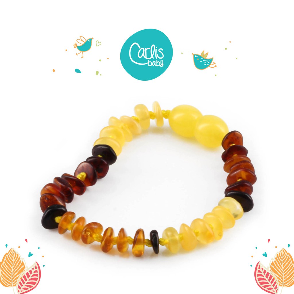 CE172 Gelang Amber Tumbuh Gigi Bayi By Carlis Baby