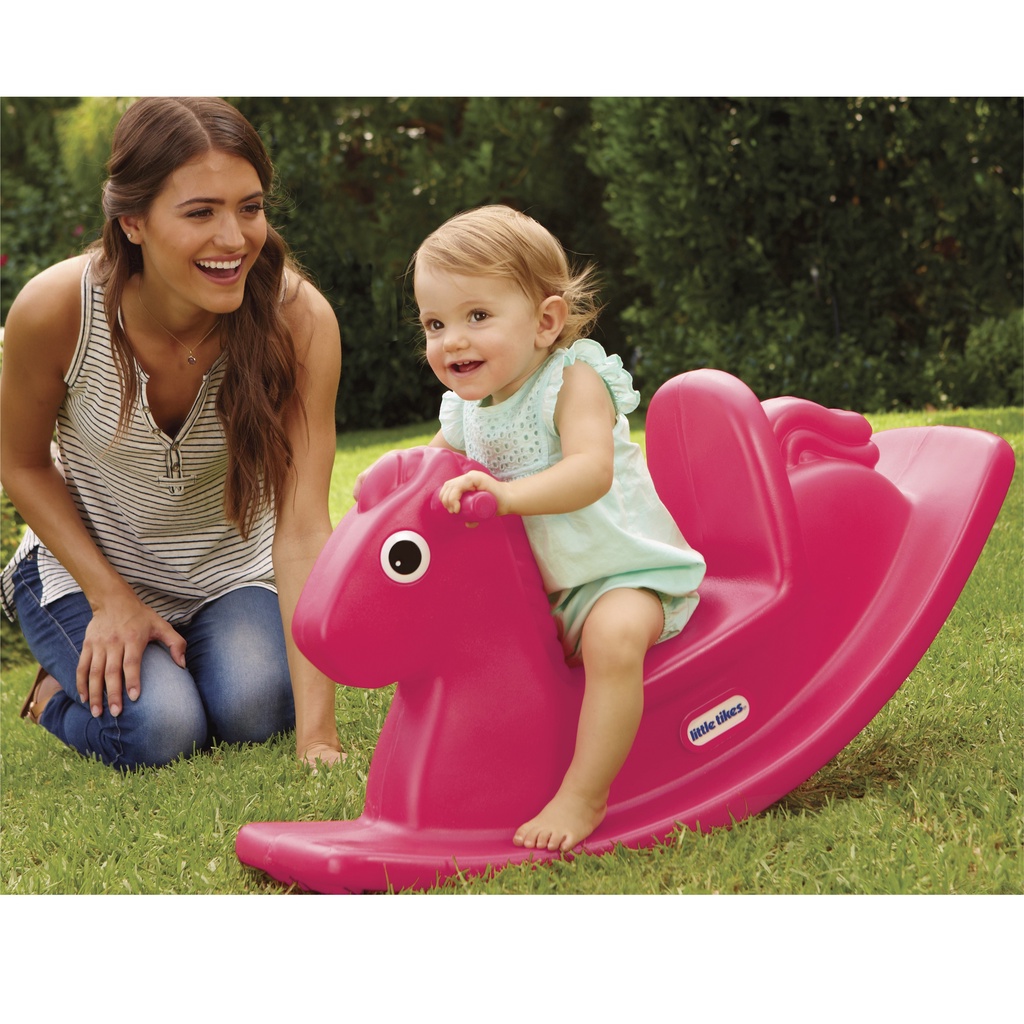 Mainan Little Tikes Rocking Horse Magenta