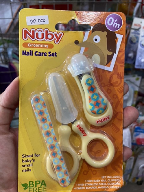 Nuby grooming nail care set