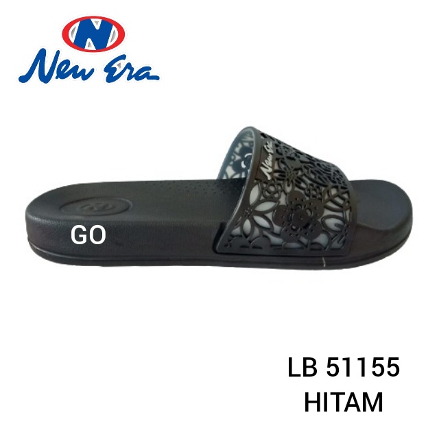 gof NEW ERA LB E 51155 Sandal Selop Flat Wanita Sandal Slop Jelly Sendal Cewek