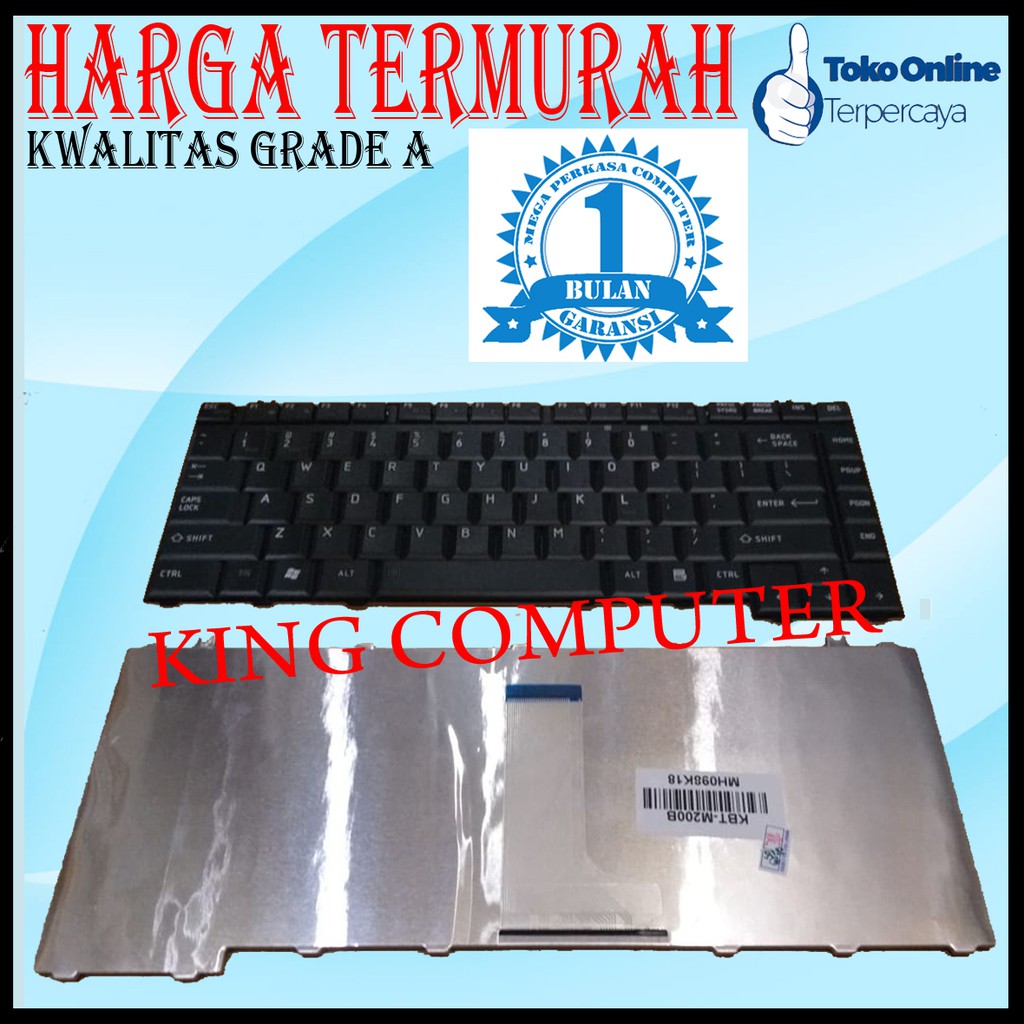 KEYBOARD TOSHIBA M200/L510 BLACK