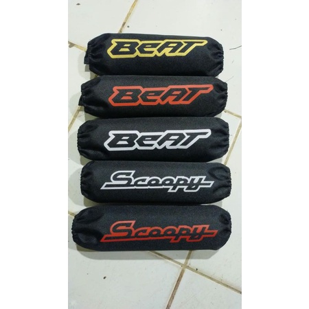 cover shock breker atau sarung sok motor belakang honda Beat Vario PCX ADV Scoopy bahan waterproof